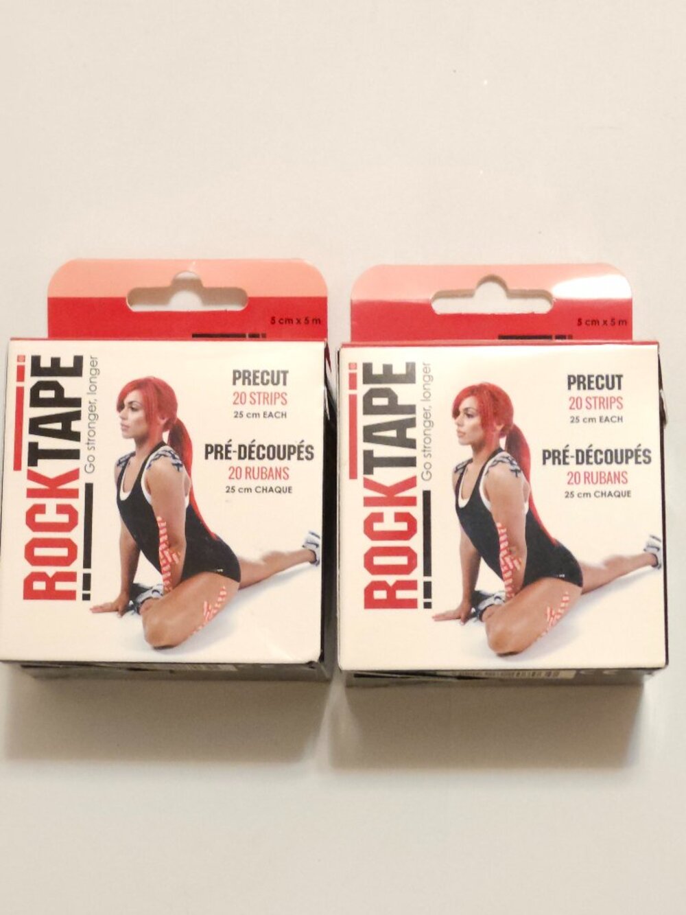 Rock Tape Original 2 Inch Water Resistant Kinesiology Tape PEACH/ PINK NEW Lot 2